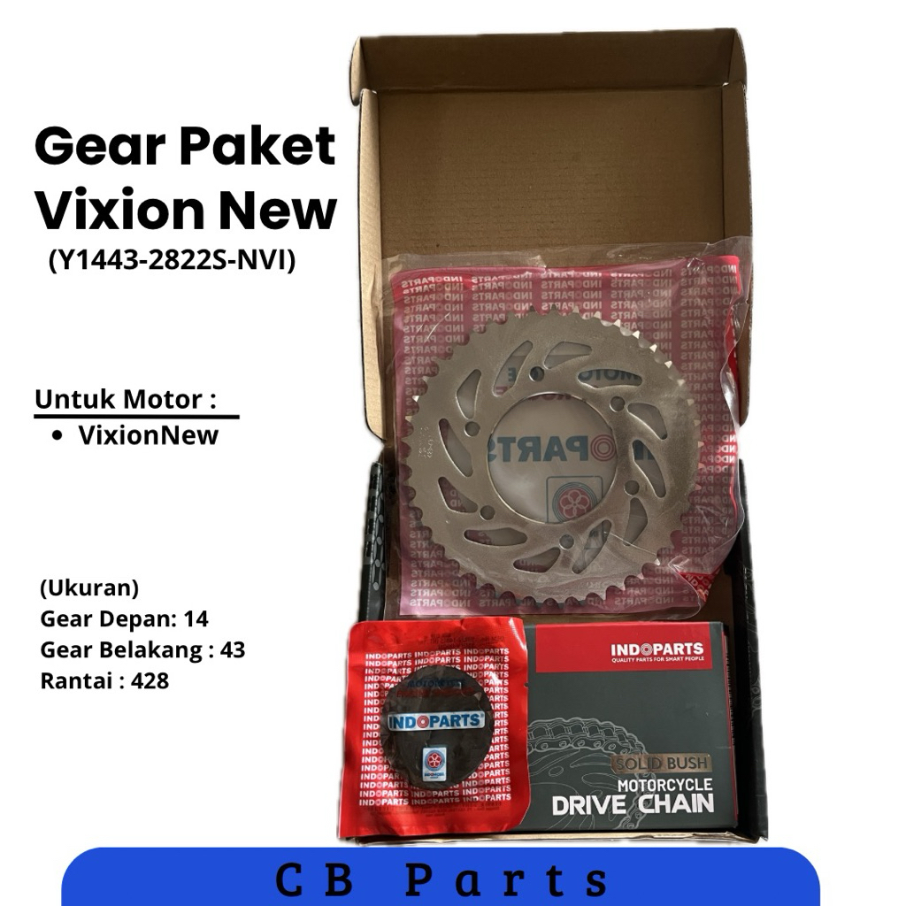 Gear Paket Vixion New 2013-2015 | Gir Paket Vixion New 1PA 2013-2015