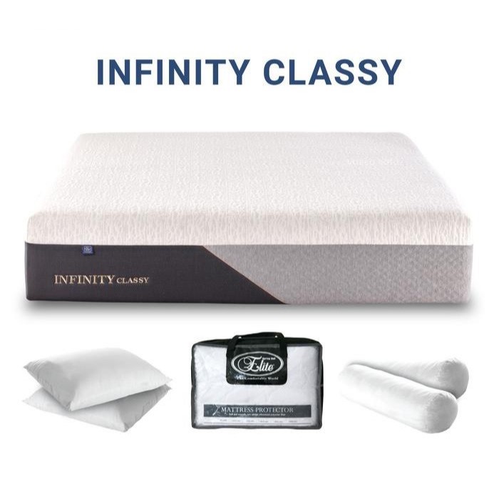 Kasur Infinity Classy Elite Springbed Kasur Springbed (Mattress Only ) - Uk 90/100/120/160/180/200 c