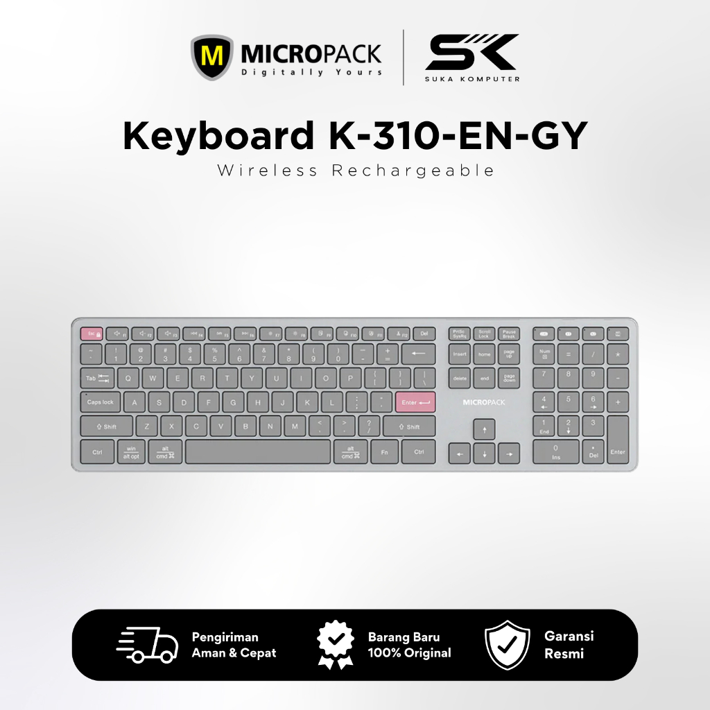 Mouse Keyboard Wireless Micropack K-310 Bluetooth