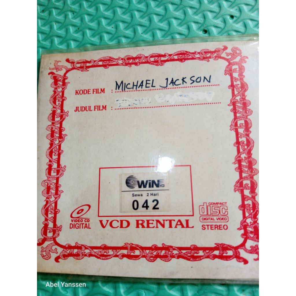 Kaset VCD Rental Jadul History Michael Jackson