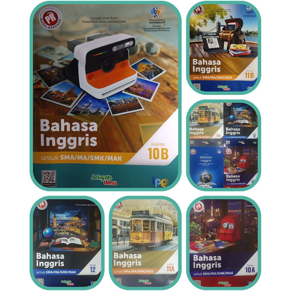 Buku lks/pr SMA Bahasa inggris kelas 10,11 & 12 tahun2024/2025 intan/2024 pariwar