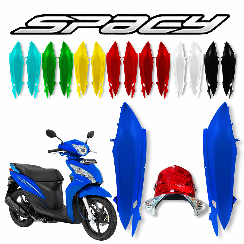 Cover Body Samping Kanan Kiri Spacy Karbu Cover Body Honda Spacy FI All Warna
