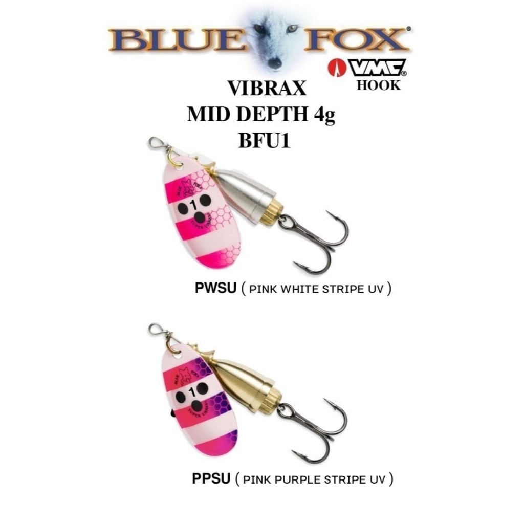 LURE / UMPAN BLUE FOX VIBRAX MID DEPTH 4gram