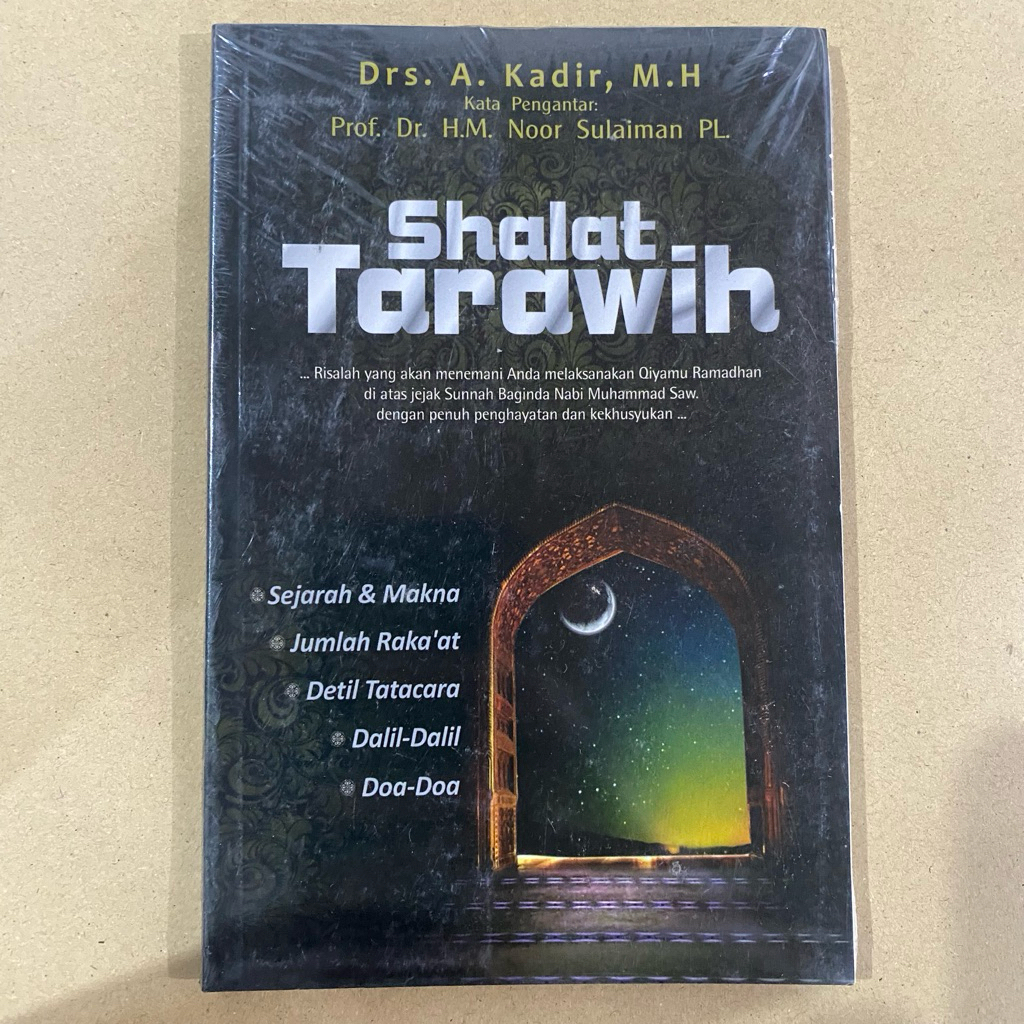 Buku SHALAT TARAWIH sejarah & makna / Drs A Kadir / Pustaka Pesantren