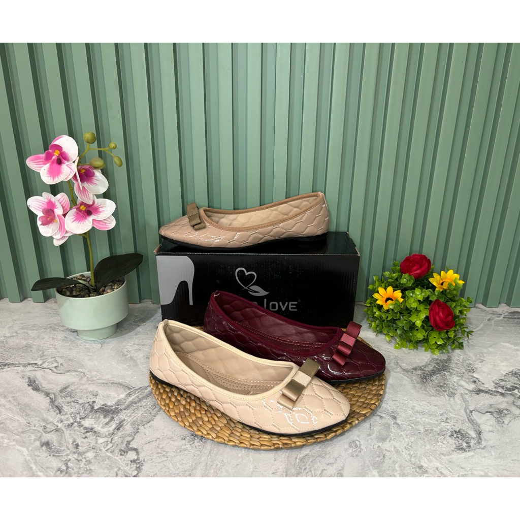 Flatshoes Green Love