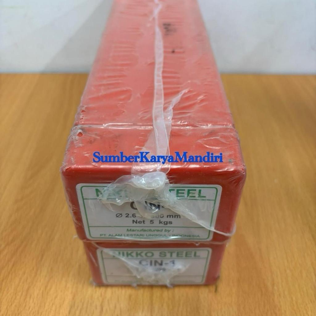 Kawat Las Cin-1 2,6MM Nikko Steel  Kawat Las Cin 1 2,6MM Nikko Steel (1Kg)