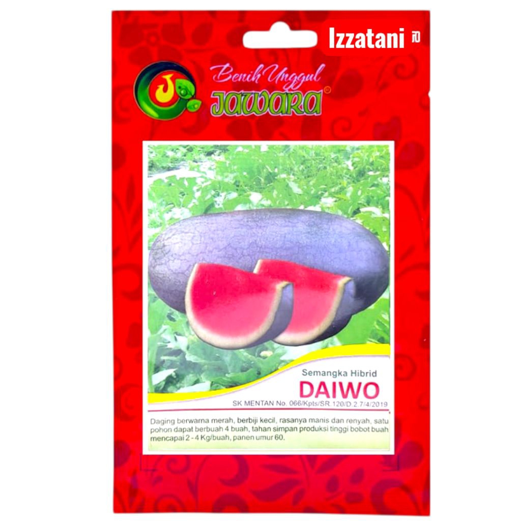 Benih Semangka Inul DAIWO F1 Isi 5Gram - Bibit Semangka Merah Inul