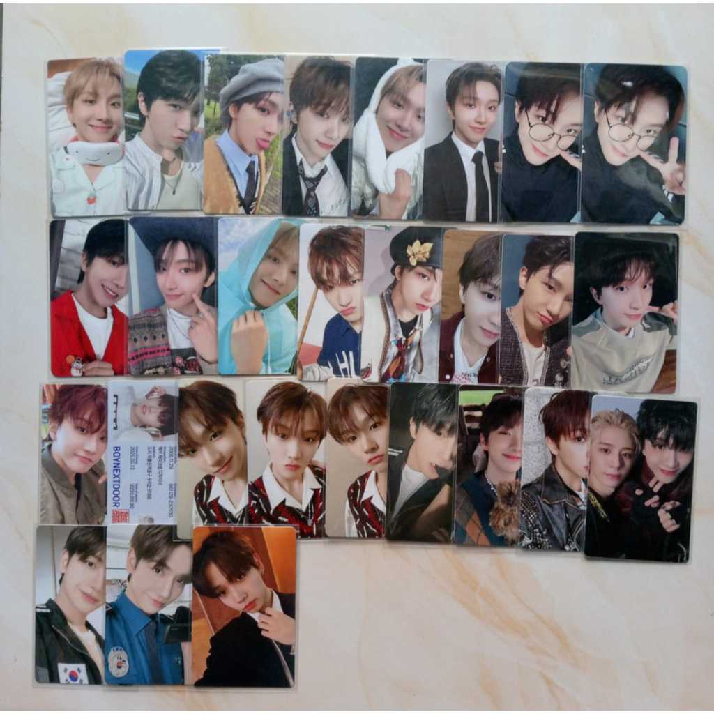 [READY ON HAND] OFFICIAL PHOTOCARD (PC) BOYNEXTDOOR - SUNGHO RIWOO JAEHYUN TAESAN LEEHAN WOONHAK POB