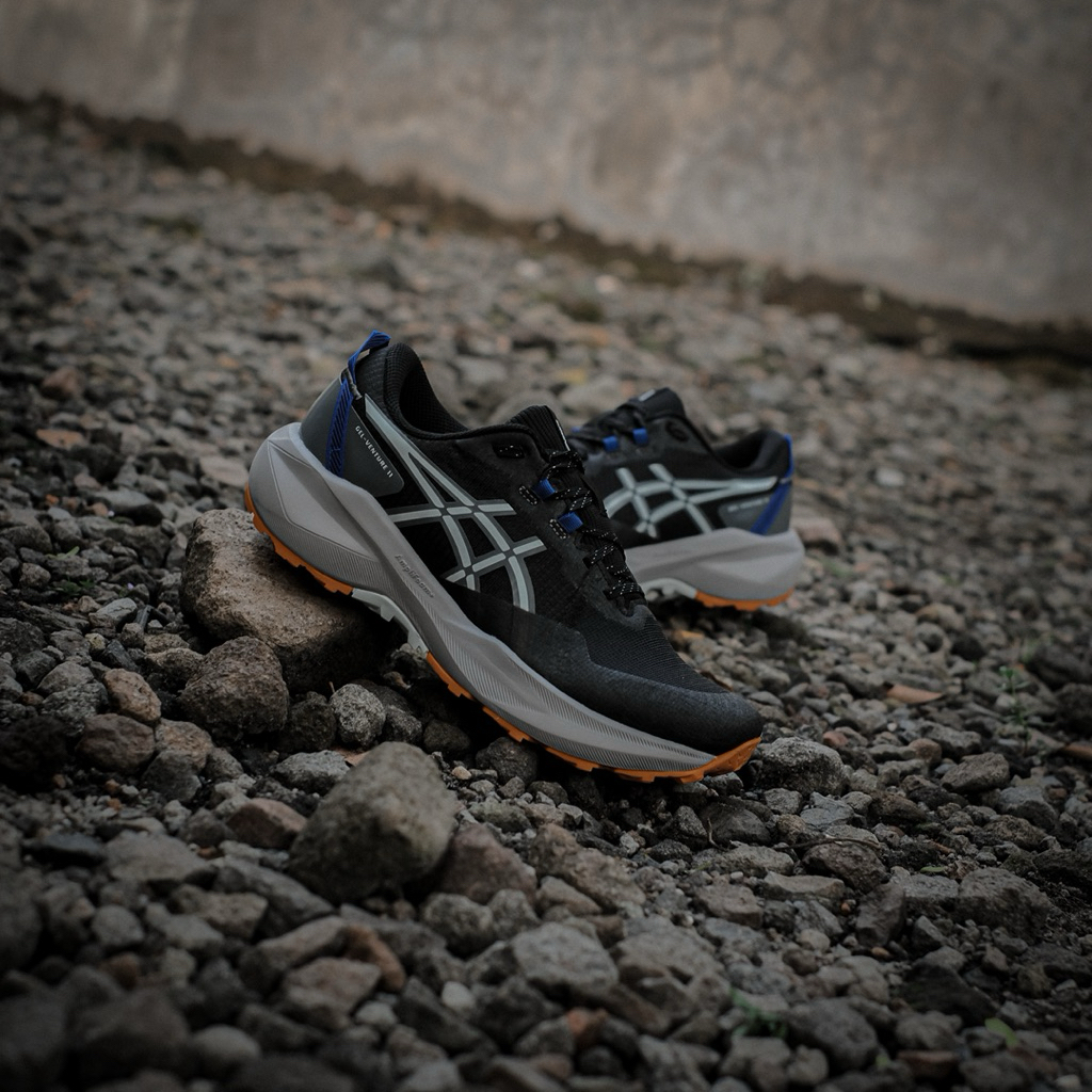 Trail Run Shoes / Sepatu Trail Run G*l Venture 11 Black / Coold Grey