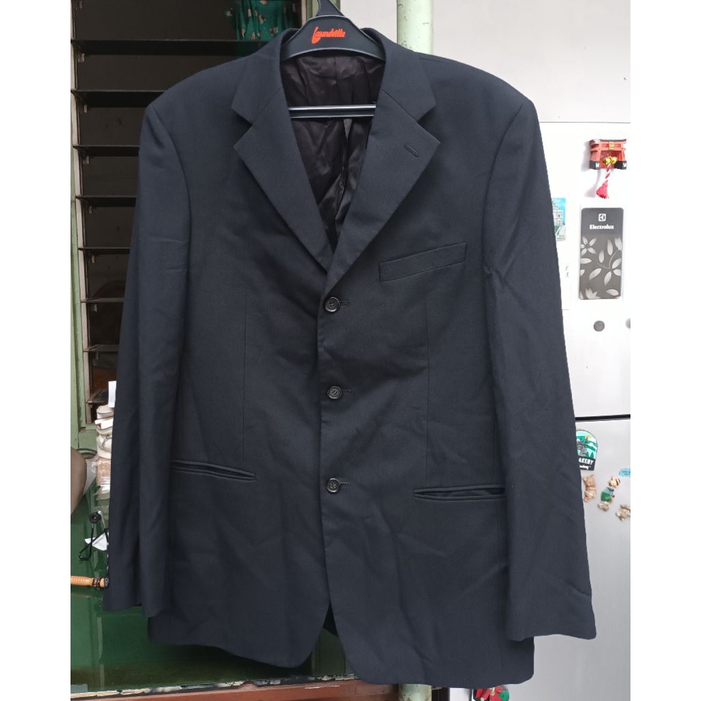 Jas Pria Formal warna Hitam merk G2000 Preloved