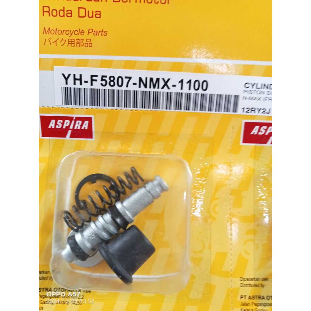 Aspira Kit master Rem Depan nmax (FR) Reparkit Masterem Sil Master Rem yamaha Nmax rem master kit ka