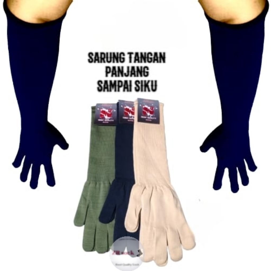 SARUNG TANGAN PANJANG SAMPAI SIKU/SARUNG TANGAN SEPEDA PANJANG 5 JARI
