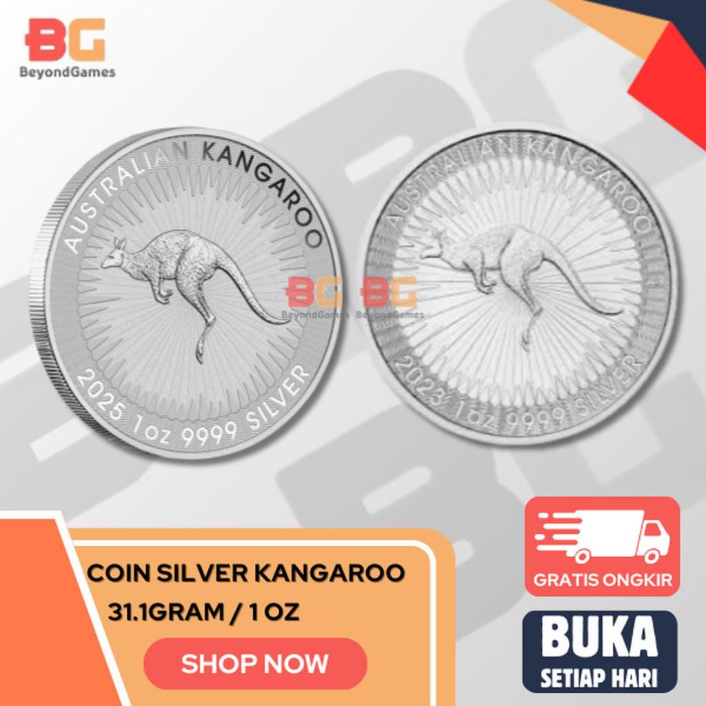 COIN SILVER KANGAROO AUSTRALIA 1oz | KOIN SILVER KANGGURU 31.1gram 1oz | ORIGINAL