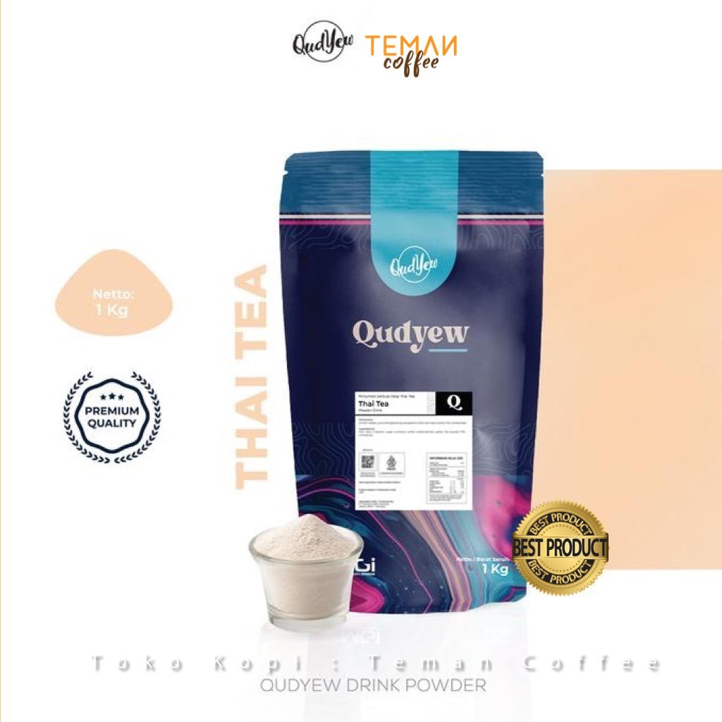 Bubuk Minuman Kekinian Qudyew / Qudyew Powder Drink Tea 1 kg