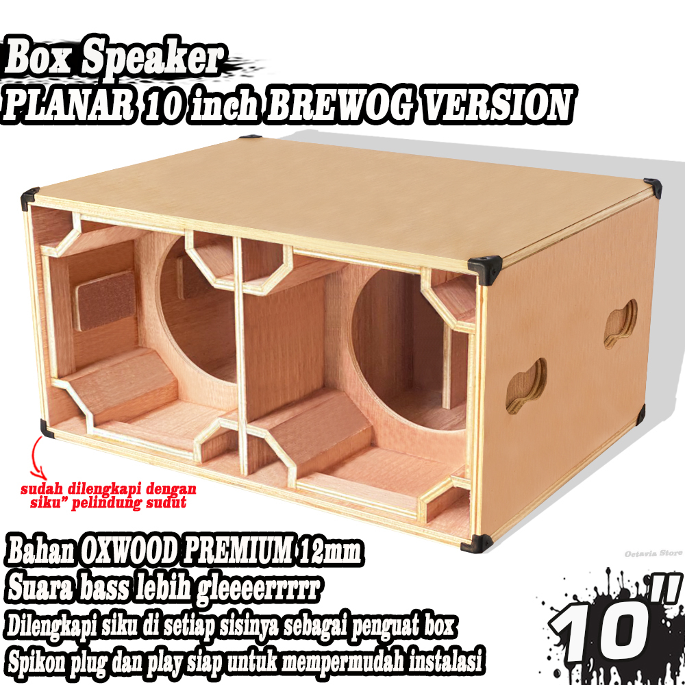 Box Speaker Miniatur Planar Brewog 10 Inch