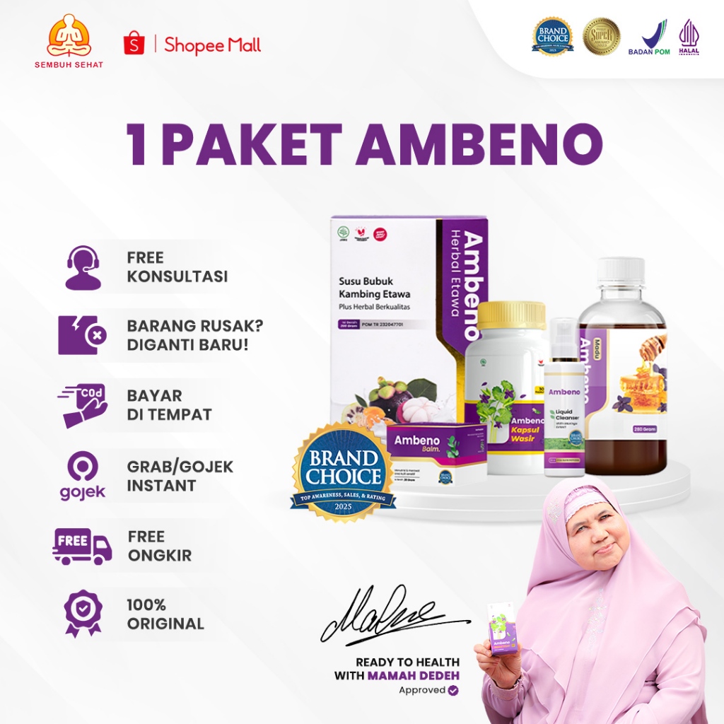 Ambeno - Variasi Madu Kapsul Cream Dan Liquid | Obat Herbal Wasir dan Ambeien Original Dan BPOM