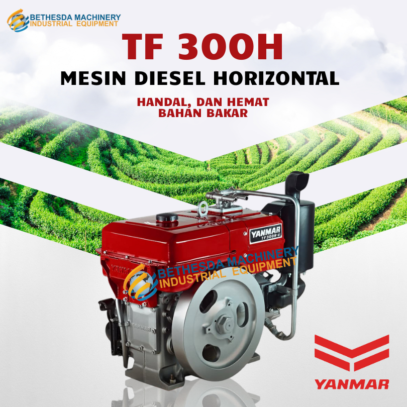 Yanmar Diesel 30 PK Mesin Penggerak 30HP Yanmar TF 300 H-di Hopper