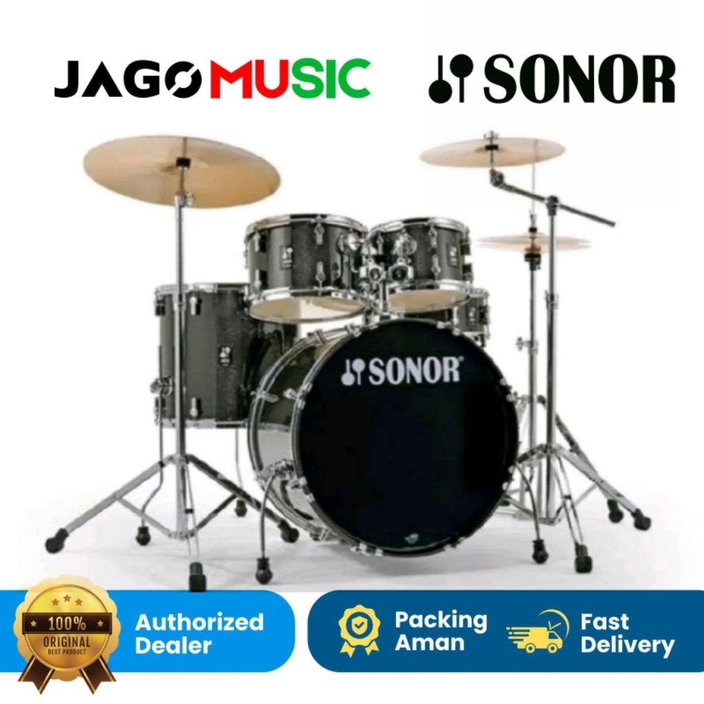 Drum Sonor AQX Stage Set BMS QX Plus Cymbal Set
