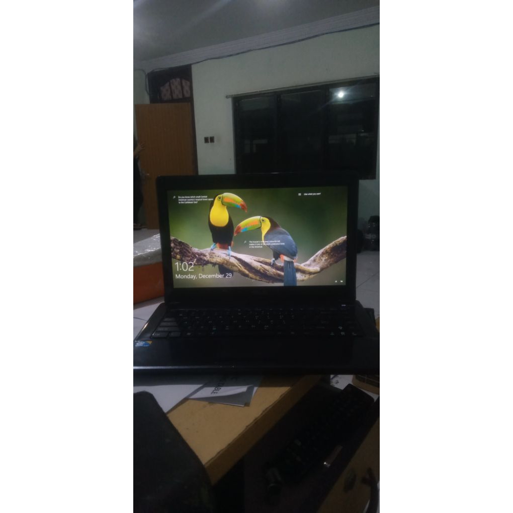 laptop second asus a42f core i3 350m ram 3 hdd 350gb murah berkualitas