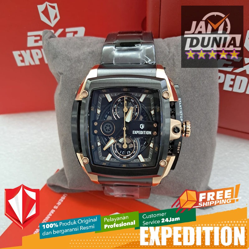 JAM TANGAN PRIA EXPEDITION ORIGINAL CHRONOGRAPH EXPEDITION 3008 EXF3008 EXP 3008 EXP 3008 STAINLESS 