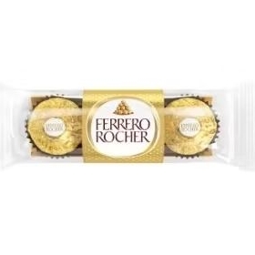 Ferrero Rocher Chocolate Coklat Hazel ( isi 3 )