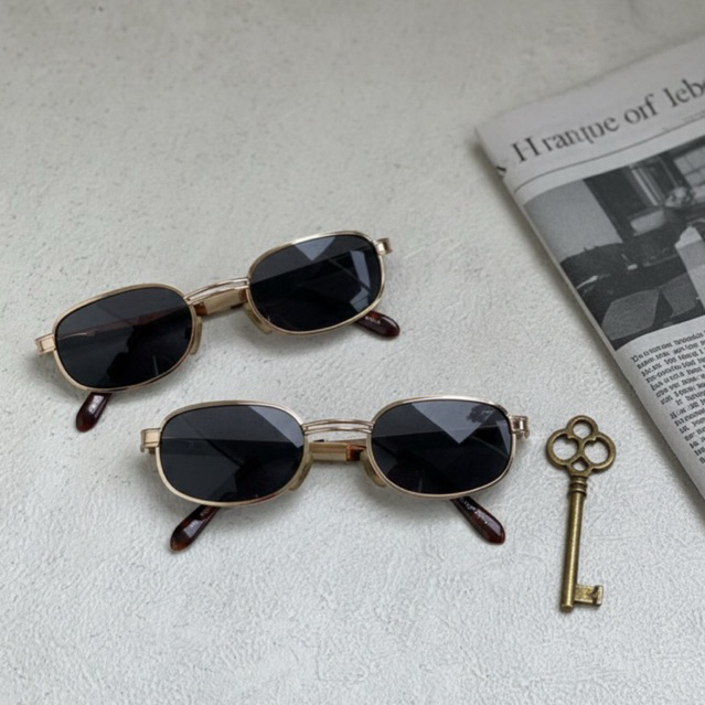 NOS - NITRO NB1539 Rose Gold Vintage Retro Classic Sunglasses Kacamata Hitam Lawasan by Nostalgazed 