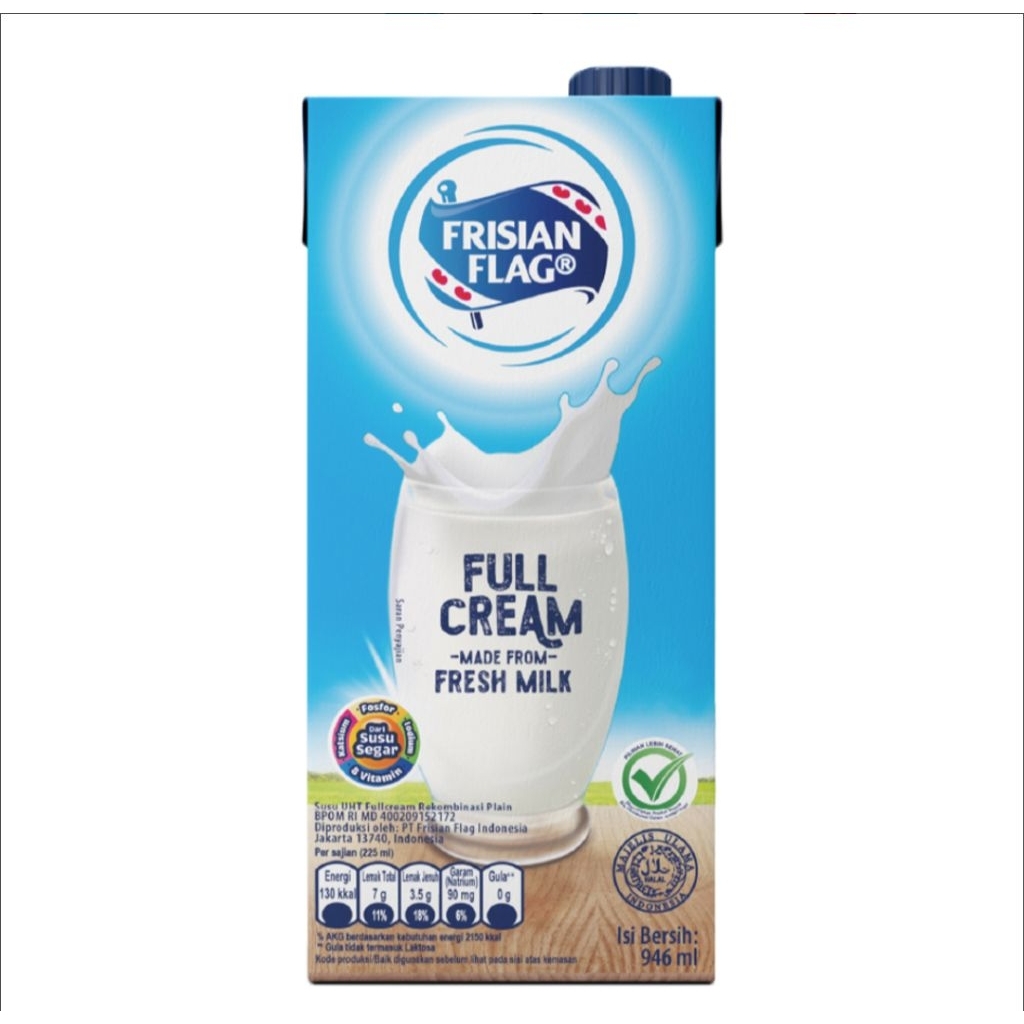 Frisian Flag Susu UHT Full Cream Kotak 946 ml