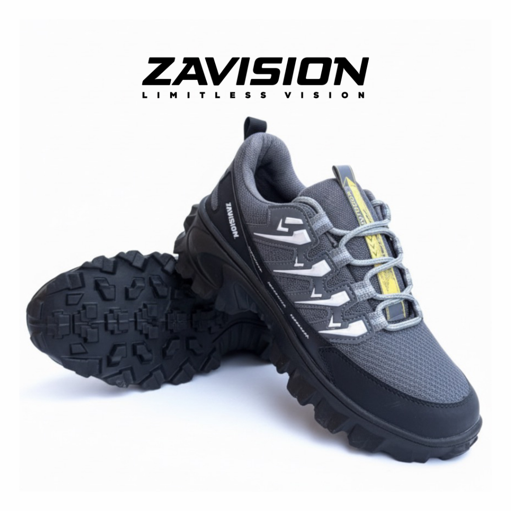 Cuci Gudang Zavision Sepatu Gunung Pria Wanita Anti Slip Sepatu Hiking Outdoor Tracking Dan Trail