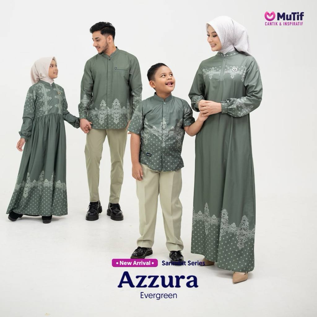 SARIMBIT MUTIF AZZURA AZZAM EVERGREEN, AZZURA, AZZAM, LTAZZURA, LTAZZAM