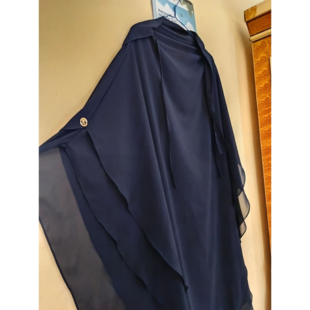SOLD OUT  PRELOVED french khimar 2 layer juniperlane