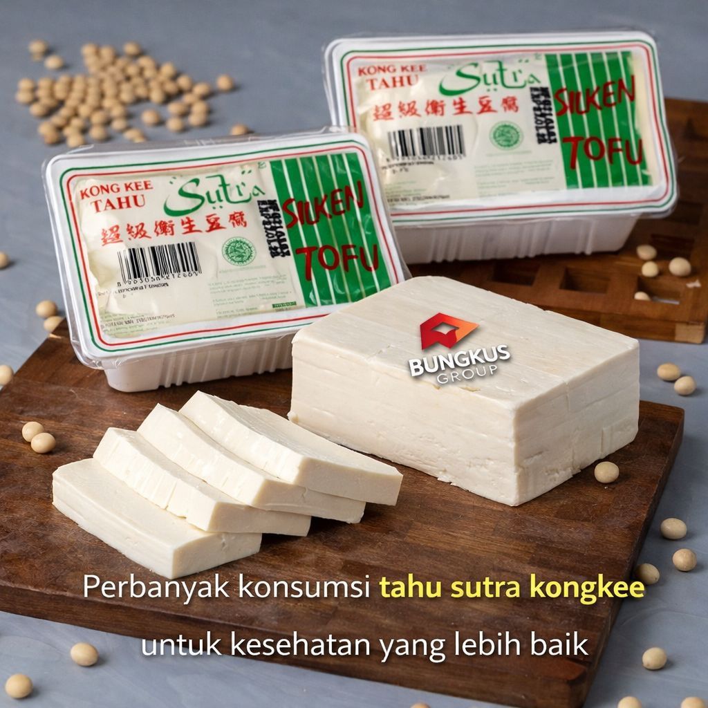 KONG KEE Tahu Sutra Kotak | Kongkee Silken Tofu Tahu Jepang Miso Halal 250gr