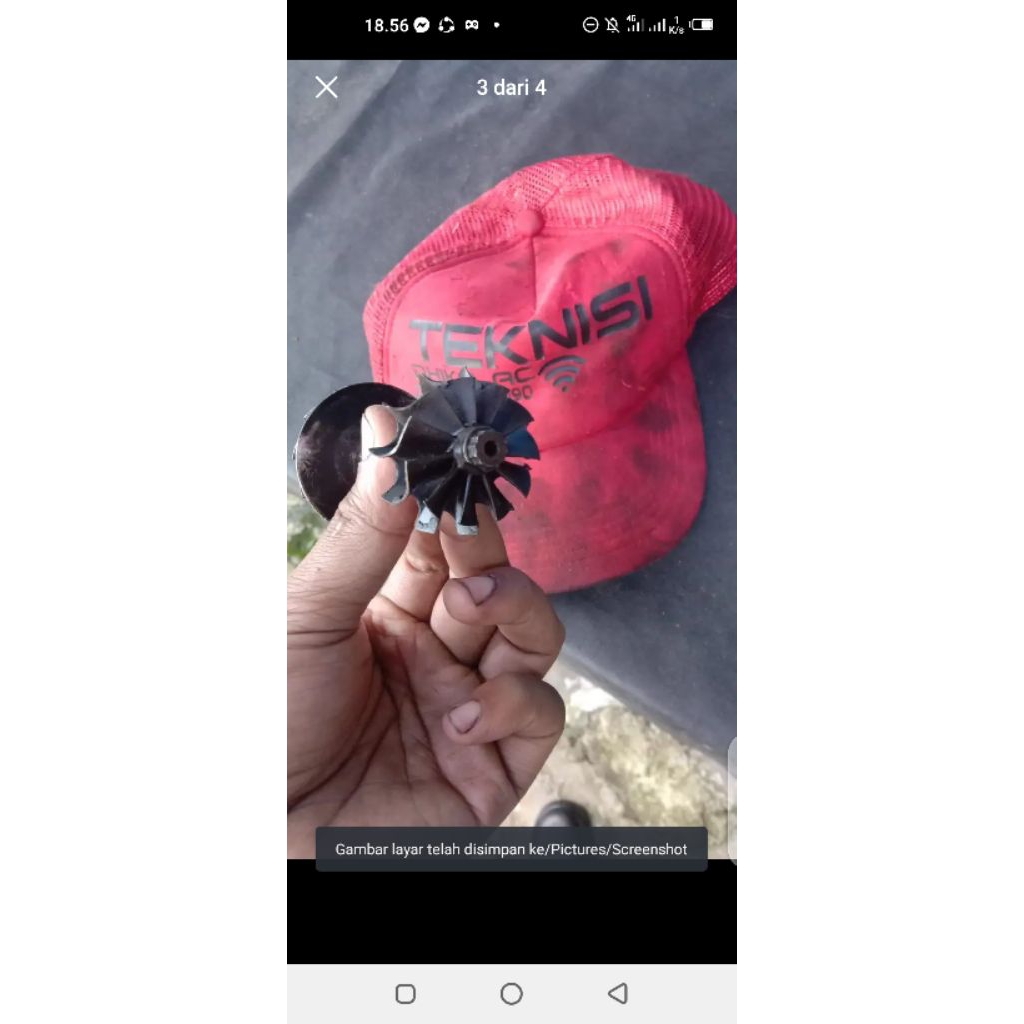 rotor turbo turbin asli rhf4 rhf 4 ihi turbo untuk bahan robahan menuju rhb32 rhb 32