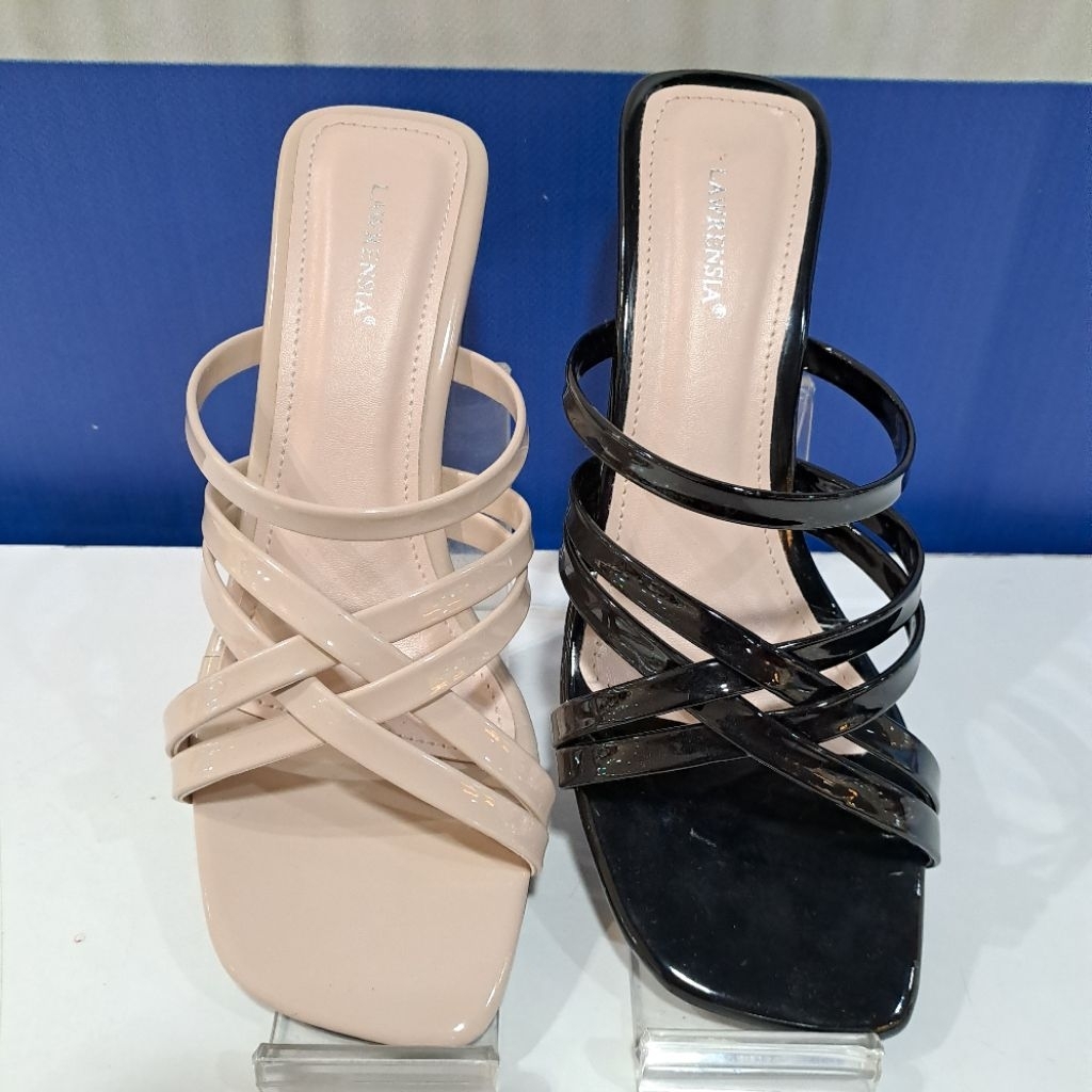 sandal wanita lawrensia heels 5 cm
