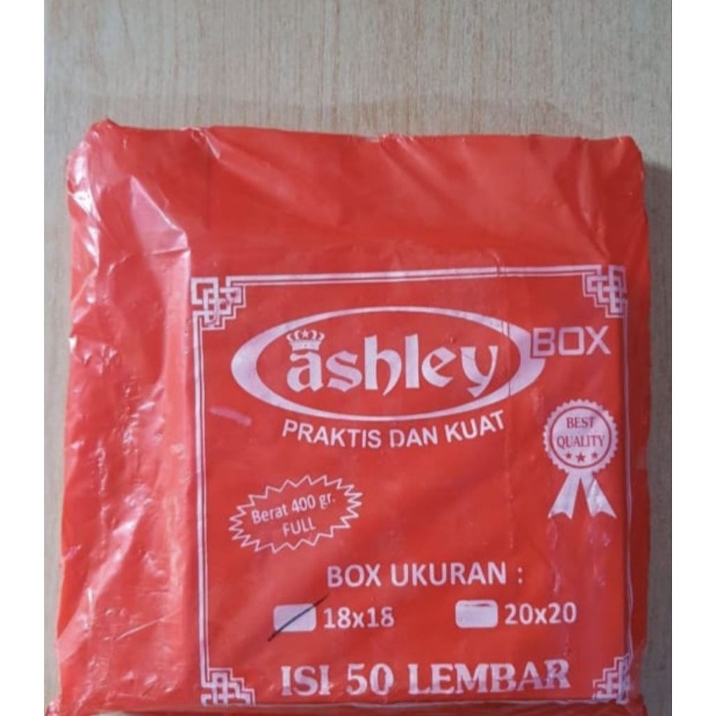 Kotak Nasi Duplex/ Dus Box Nasi 18 x 18 /Wadah catering Box/Box Nasi Tebal/ Dus Box Selamatan/Dus Bo