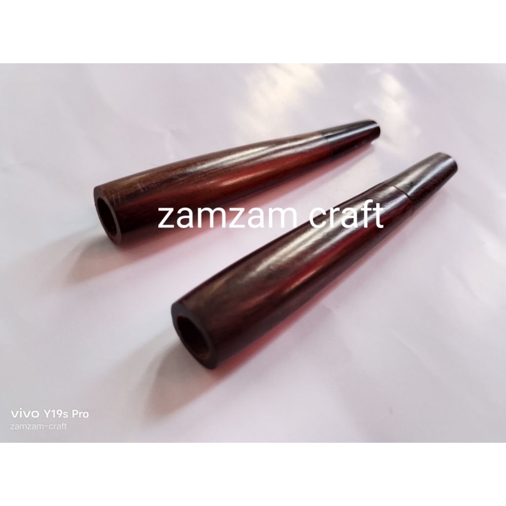 once pipa rokok tanduk kombinasi kayu lubang multy