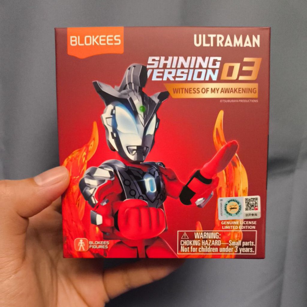 blokees ultraman shining version 03 seal baru
