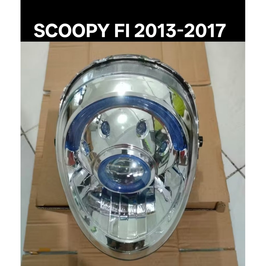 Lampu depan scoopy fi 2016 Lampu Scoopy Fi 2016 Refektor depan Scoopy Fi 2016 Refektor Scoopy Fi 201