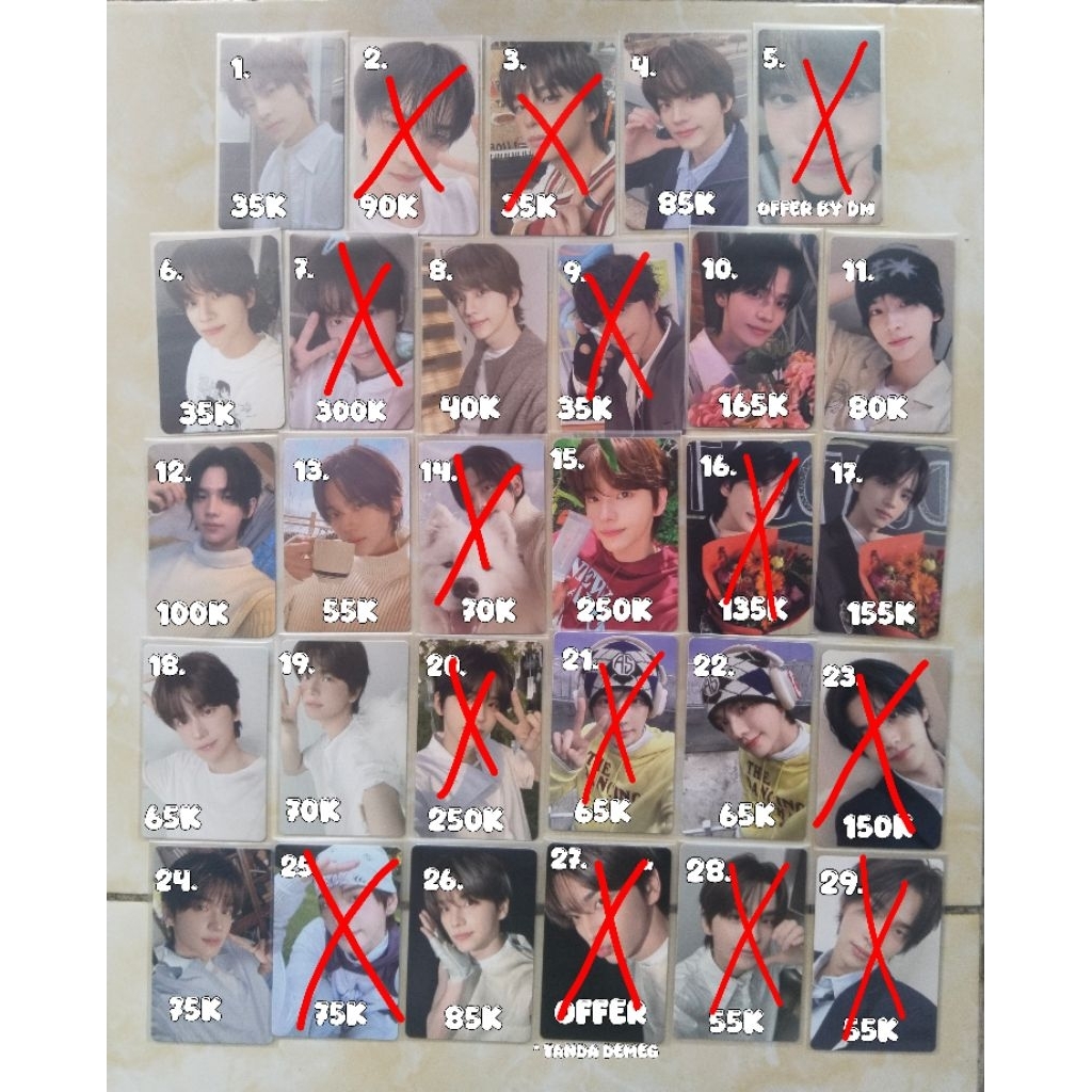[READ DESK] AAB SHINYU TWS, PHOTOCARD OFFICIAL TWS