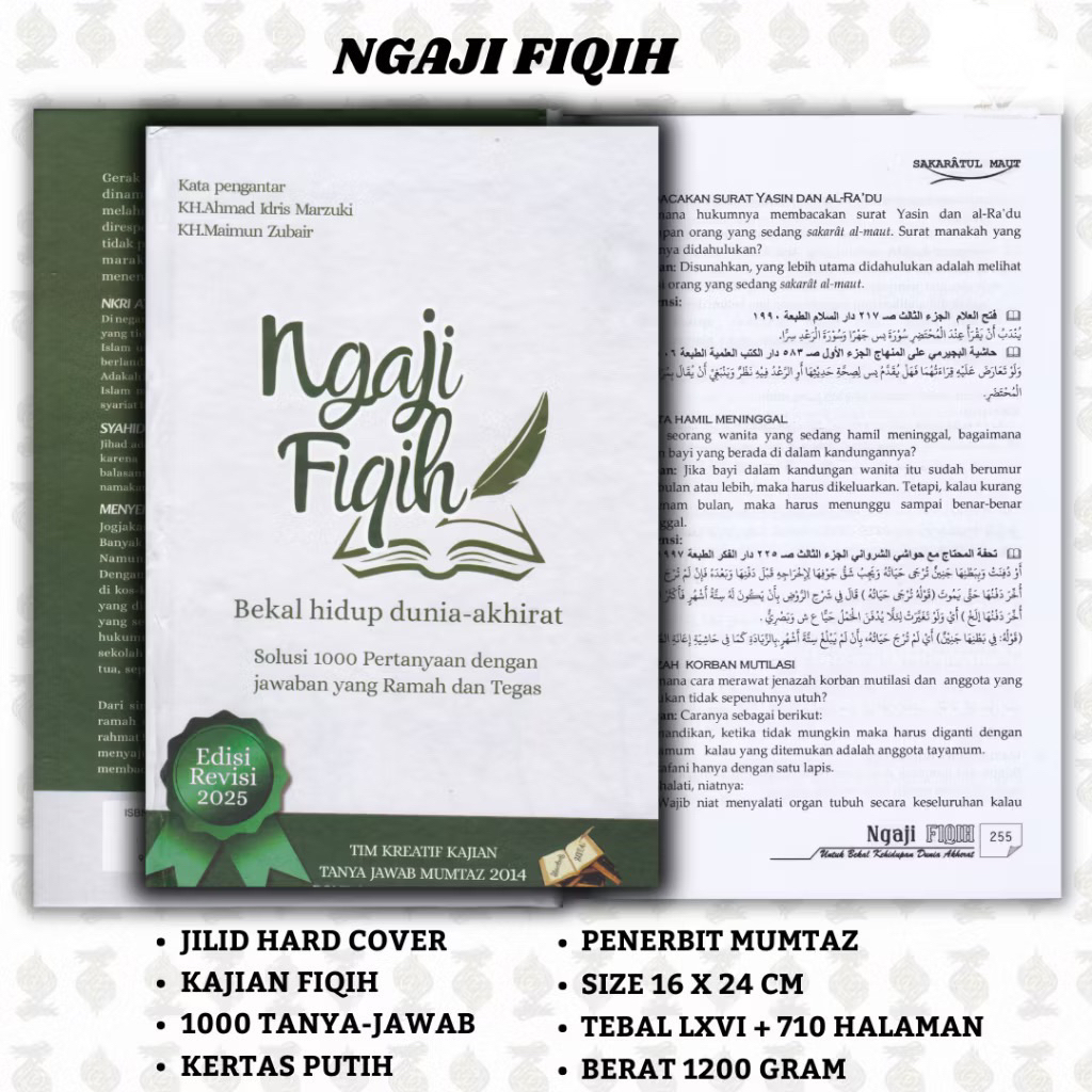 NGAJI FIQIH/FIKIH BEKAL DUNIA AKHIRAT (Kumpulan Tanya Jawab Hukum Syariat dan solusi kehidupan)