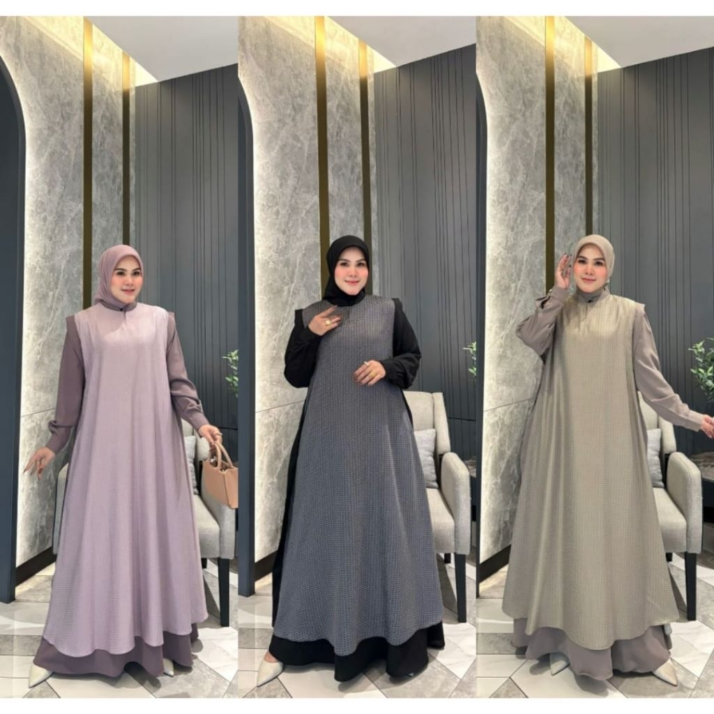 Azura Dress By M2Y Miss jasmine / Gamis