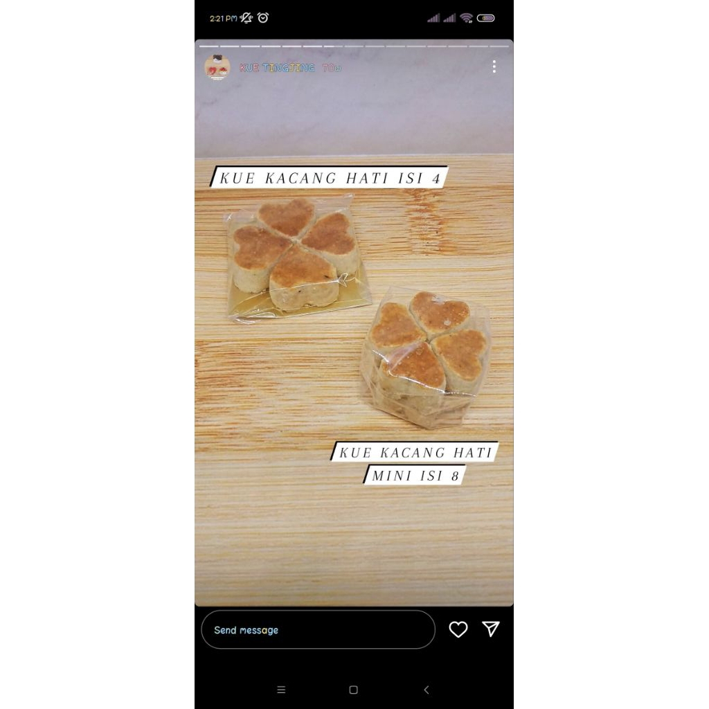 Kue Lamaran / Tingjing / Sangjit ECERAN kue kacang isi 4 atau 8