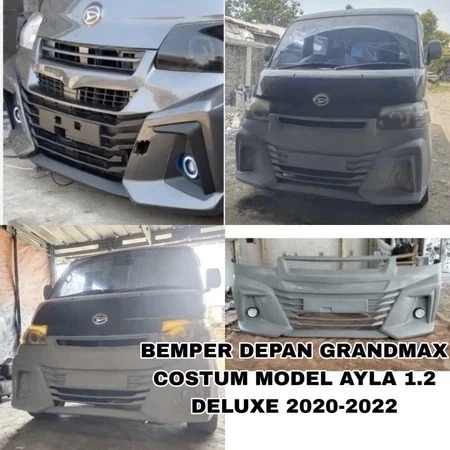 BEMPER DEPAN GRANDMAX COSTUM MODEL AYLA BUMPER DEPAN GRAN MAX MODEL AYLA 1.2 DELUXE 2020 - 2022