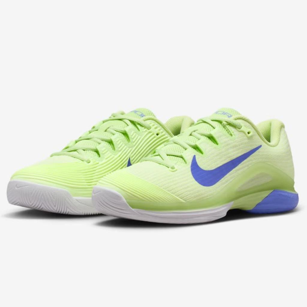 SEPATU TENIS NIKE VAPOR 12 WOMENS LIGHT LIQUID LIME SAPPHIRE FV5554-300