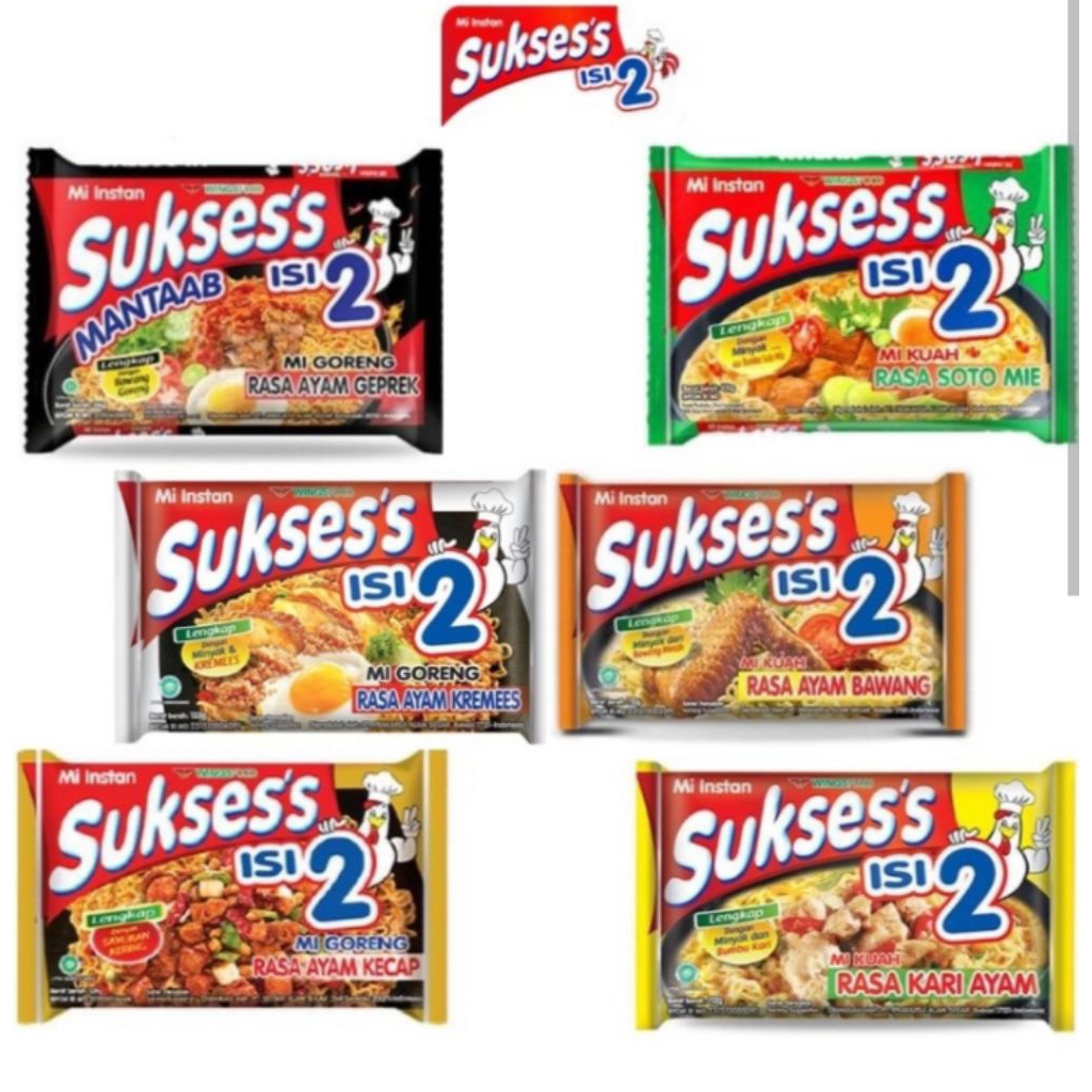 MIE SUKSES ISI 2 ALL VARIAN ( 1 DUS )