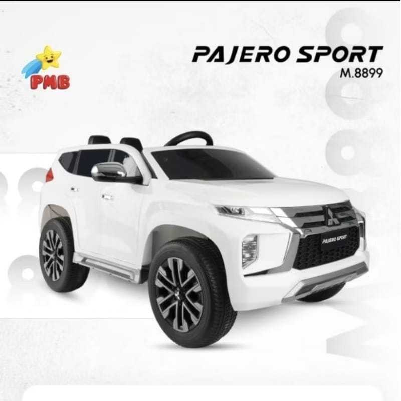 mainan anak mobil aki terbaru pajero 8899 dual mobil aki by pmb