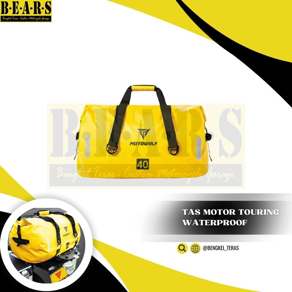 Tas Motor Touring Waterproof Tas Traveling Tas Camping Anti Air