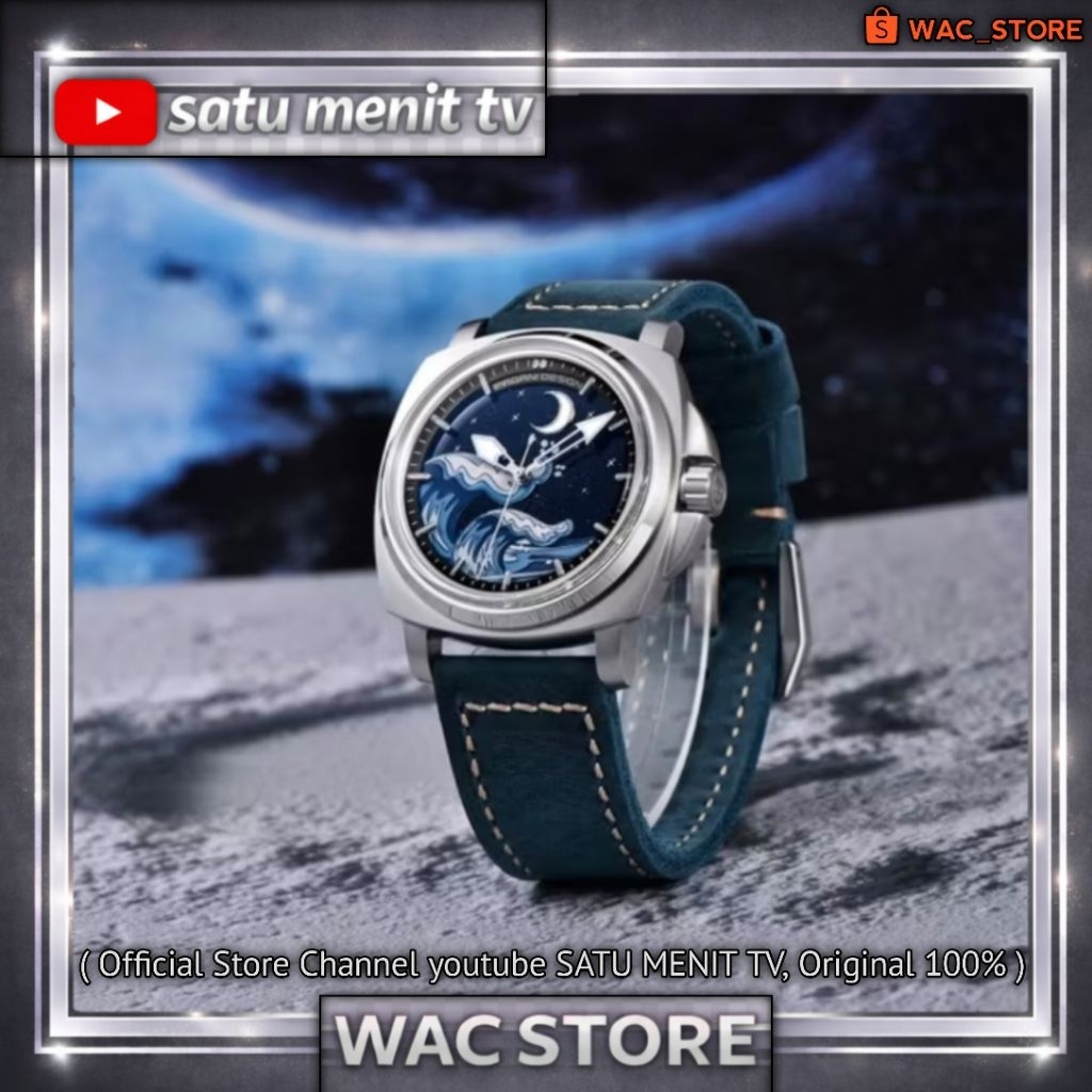 NEW PAGANI DESIGN PAN LIMITED EDITION KANAGAWA DIAL AUTOMATIC SEIKO NH35 A STEEL SOLID FULL BRUSH 31