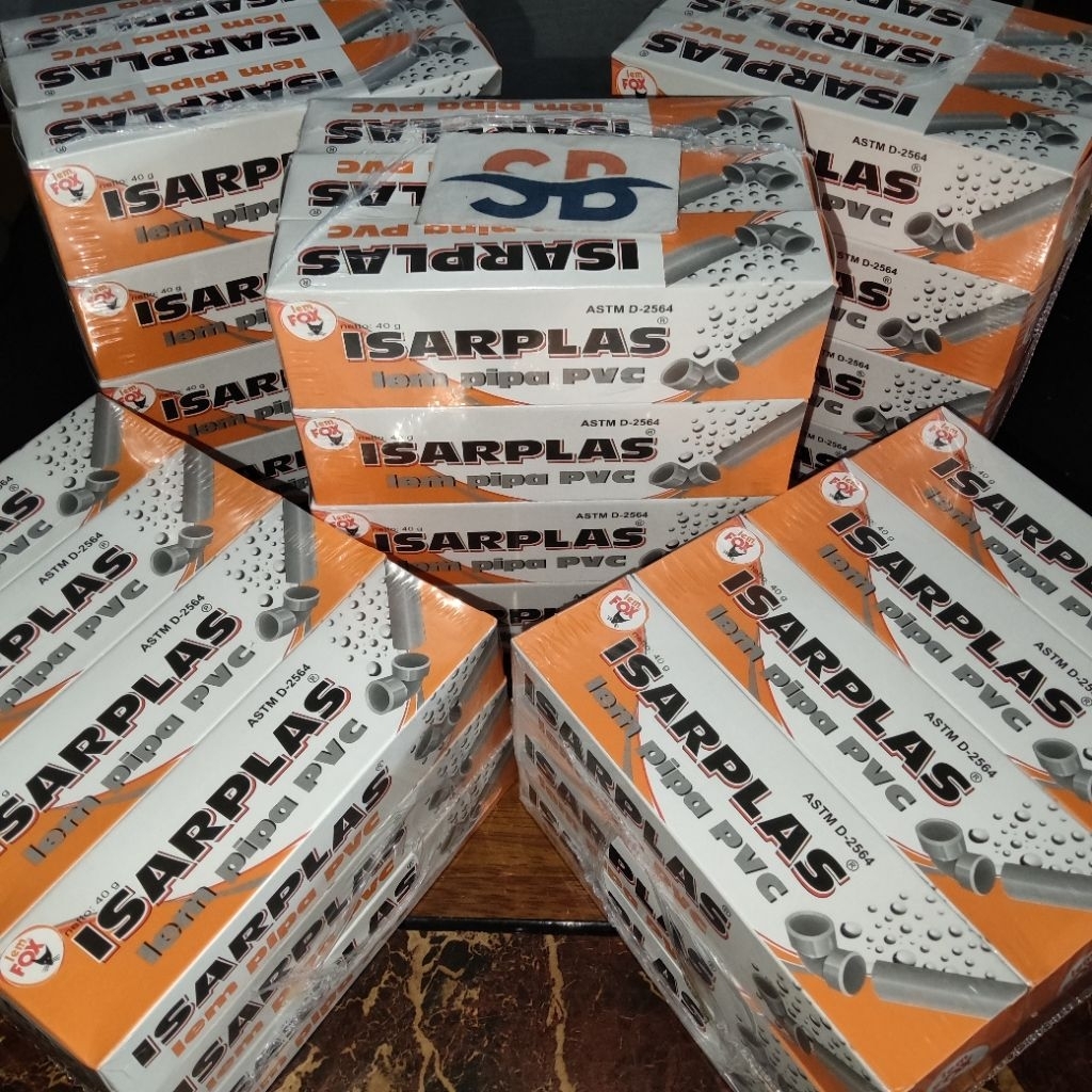 (DI JUAL MURAH lem isarplas) Lem isarplas / lem Pipa PVC merk Isarplas 40 gram / Lem pipa paralon / 