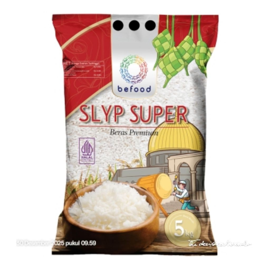 Beras Befood Slyp Super 5 Kg Beras Premium Halal