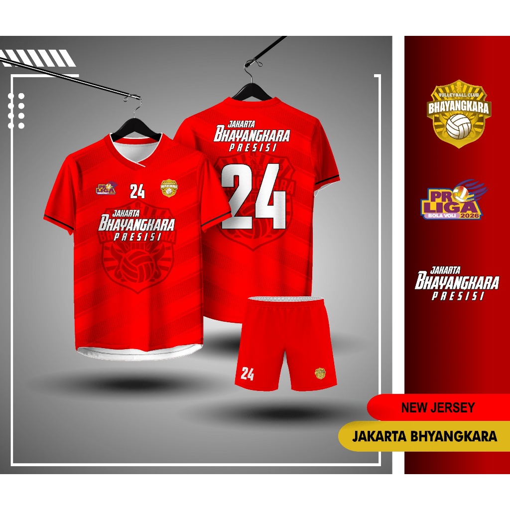 B2R SPORT- JERSEY PROLIGA JAKARTA BHAYANGKARA PRESISI 2026